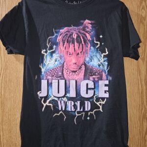 Juice WRLD T-Shirt in Black and Purple